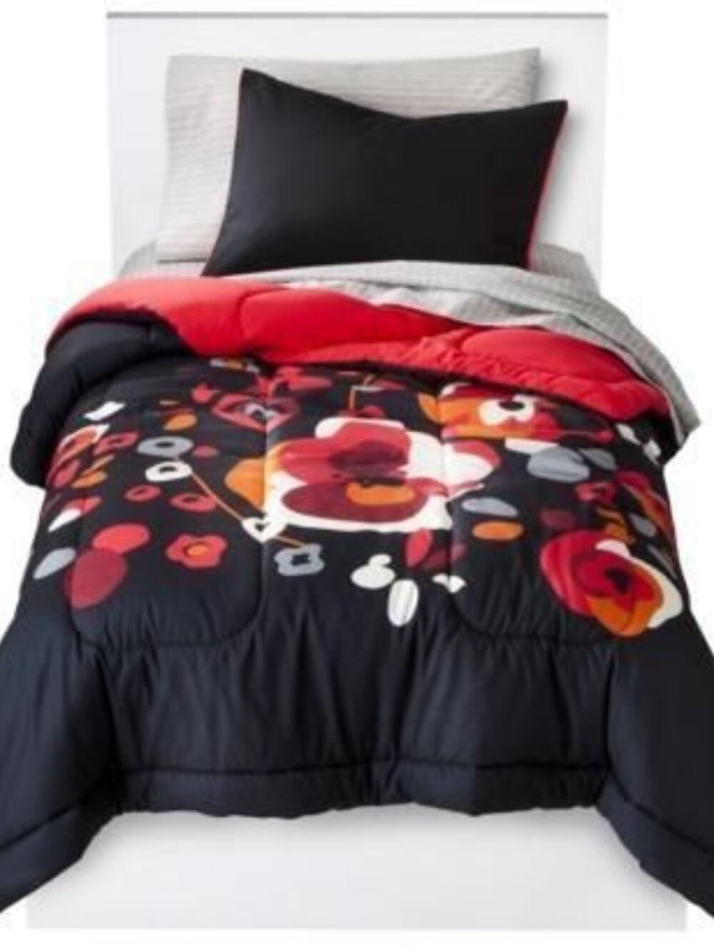 New RE Reversible 5 Pc Bed Set Size: XL Twin Hypoallergenic